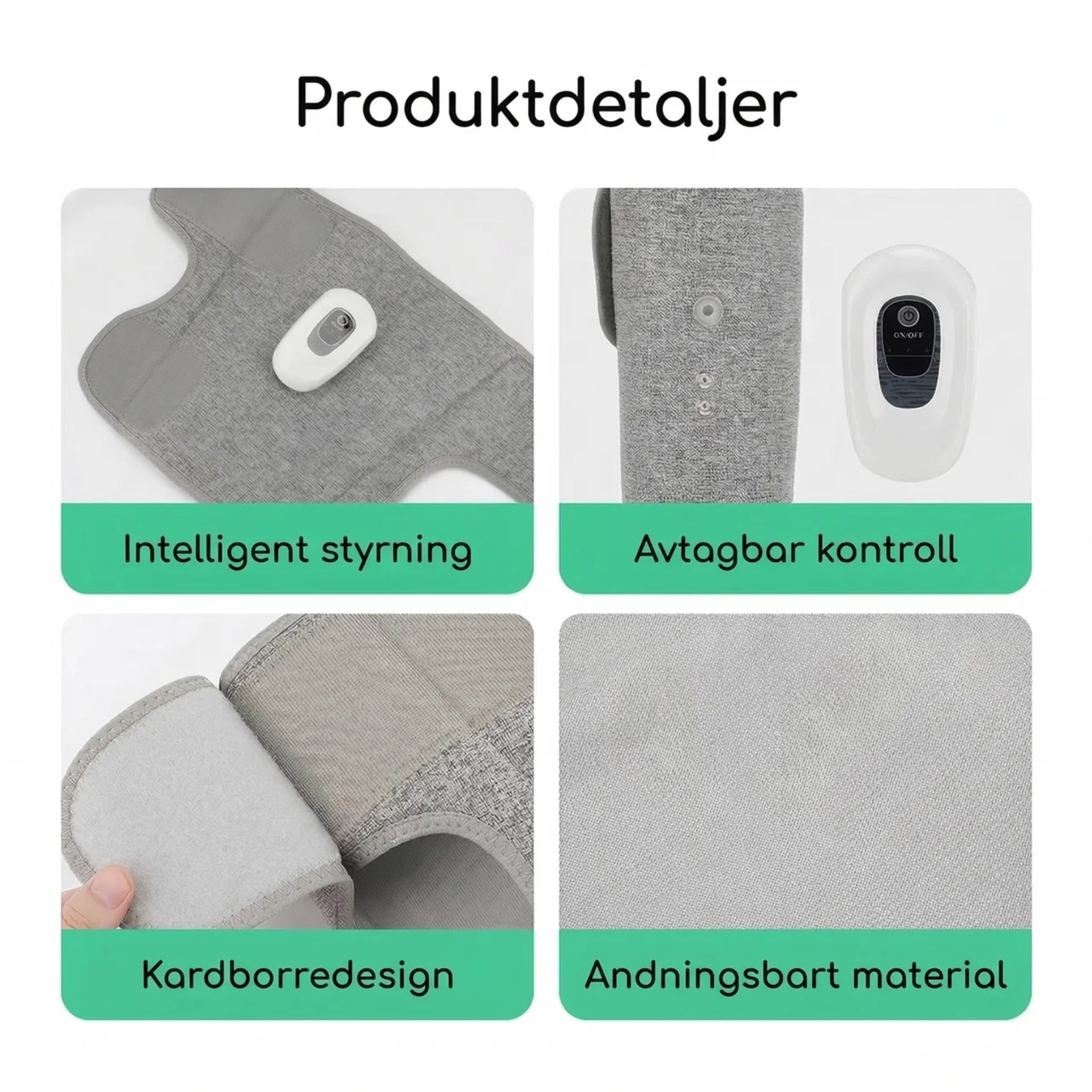 Hälsio 3-in-1 Vadmassage