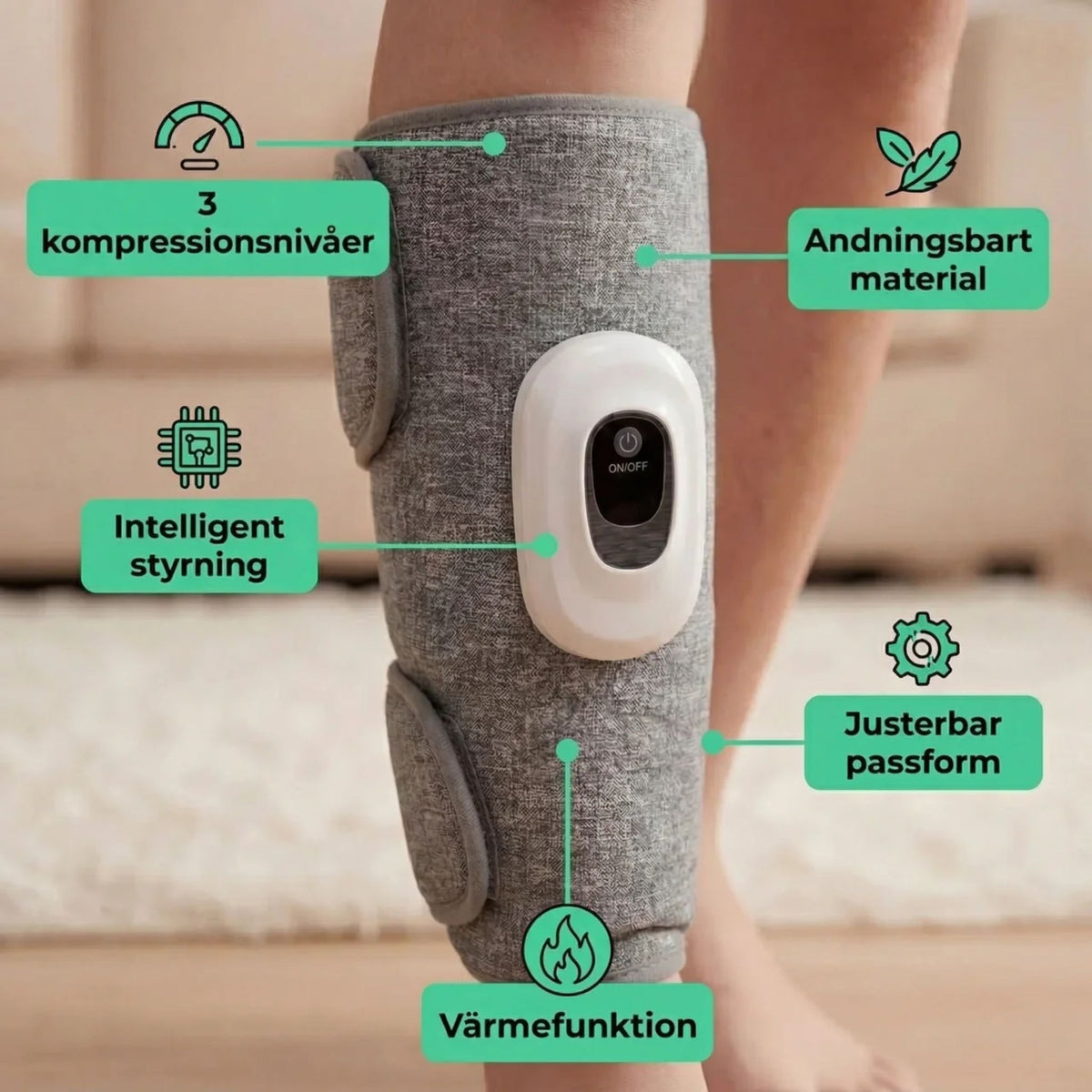 Upptäck fördelarna med Hälsios vadmassageapparat